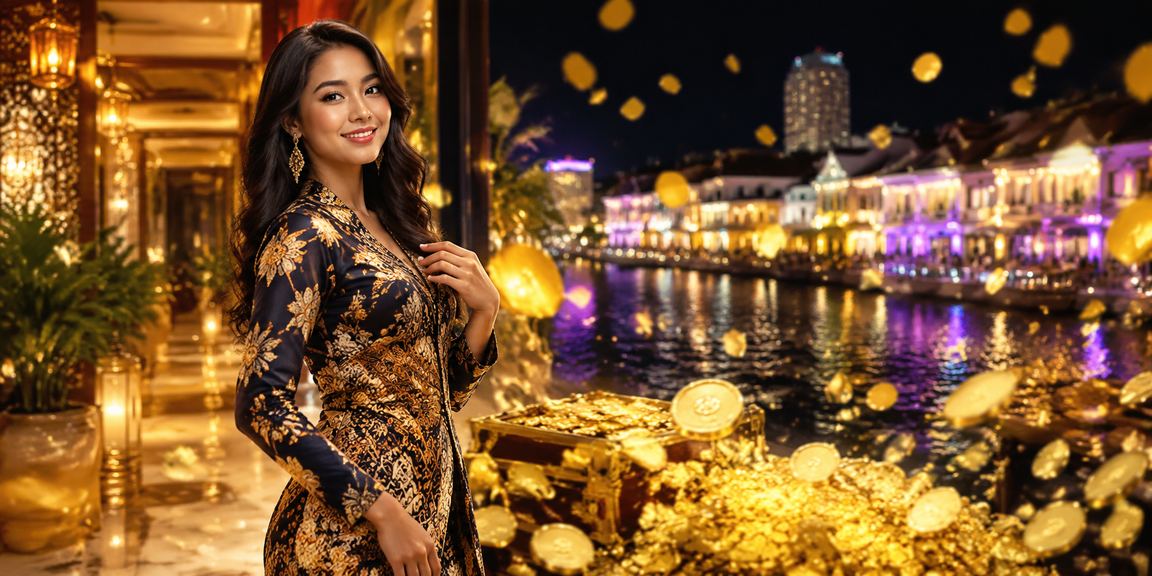 Suasana pertaruhan kasino bergaya batik di Melaka Malaysia
